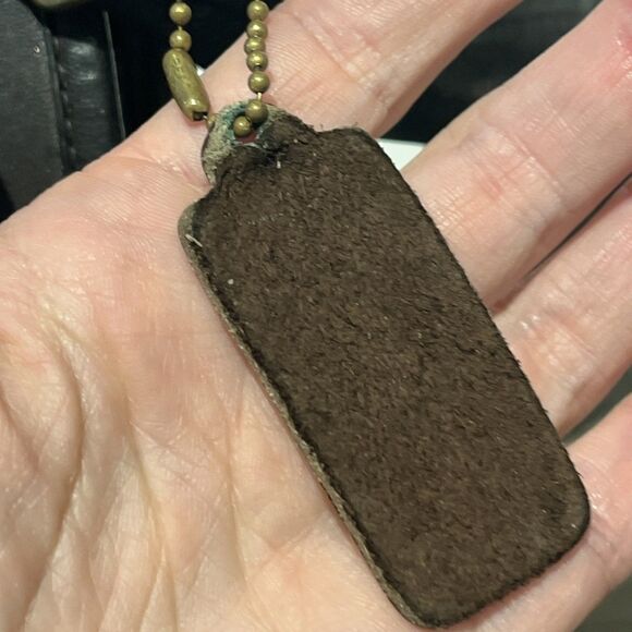 Vtg Coach Patricia Legacy purse Saddle Bag leather Brown matching wallet set - Picture 6 of 16